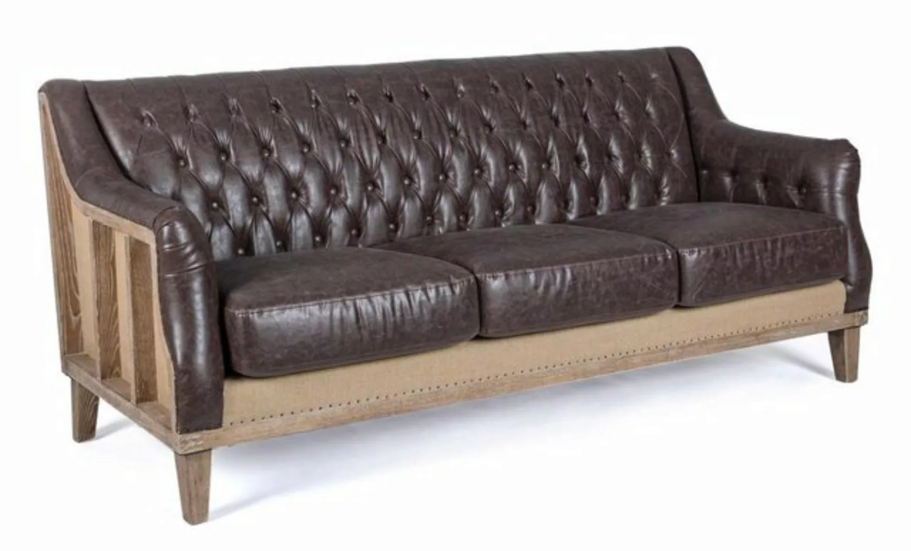 Bizzotto Sofa Sofa Raymond aus Kunstleder, 3-Sitzer günstig online kaufen