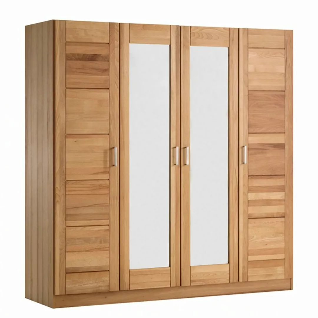 moebel-store24 Kleiderschrank Tollo 4S (Kernbuche) zeitloses günstig online kaufen