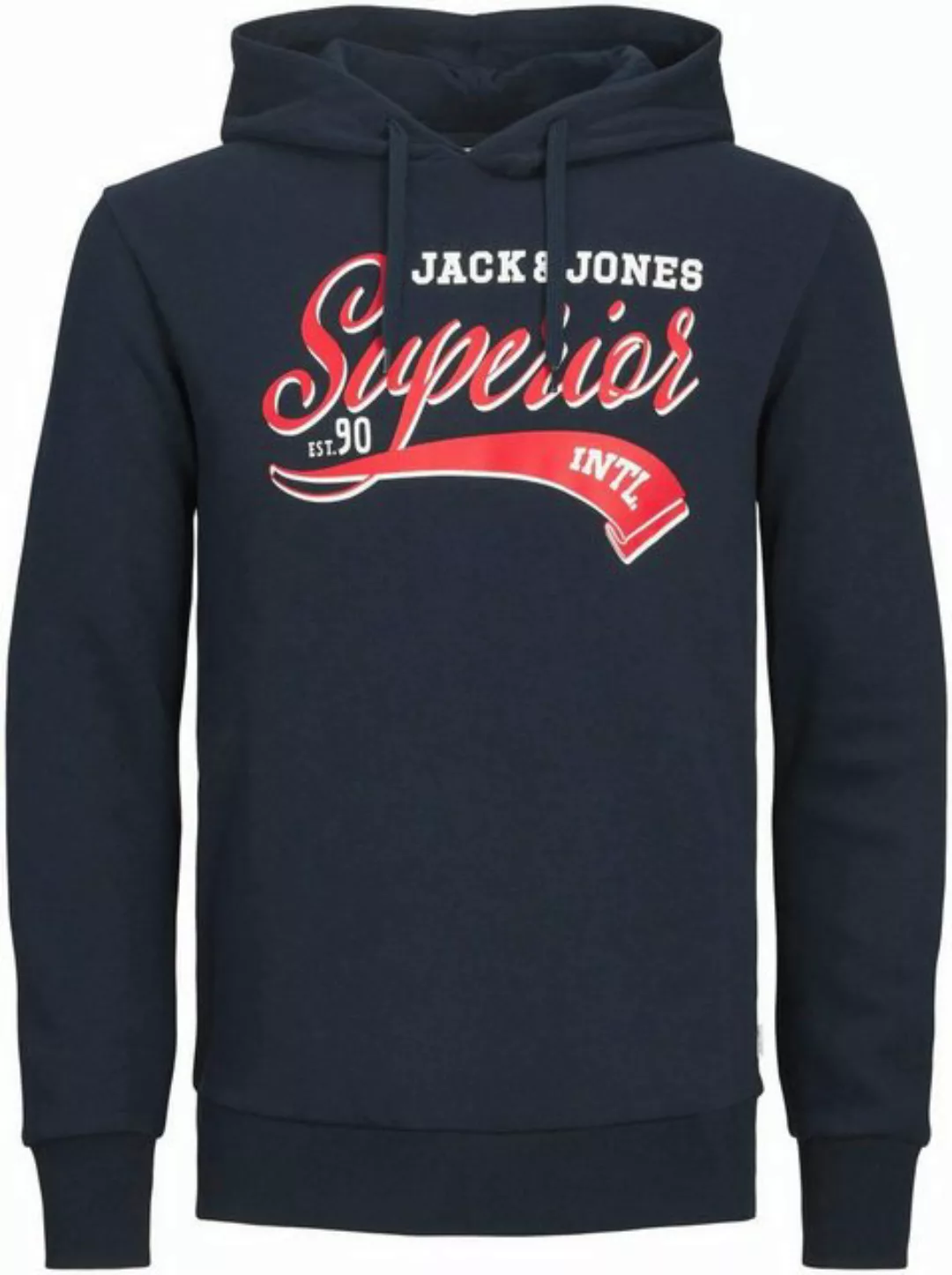 Jack & Jones PlusSize Kapuzensweatshirt JJELOGO SWEAT HOOD 2 COL 23/24 NOOS günstig online kaufen