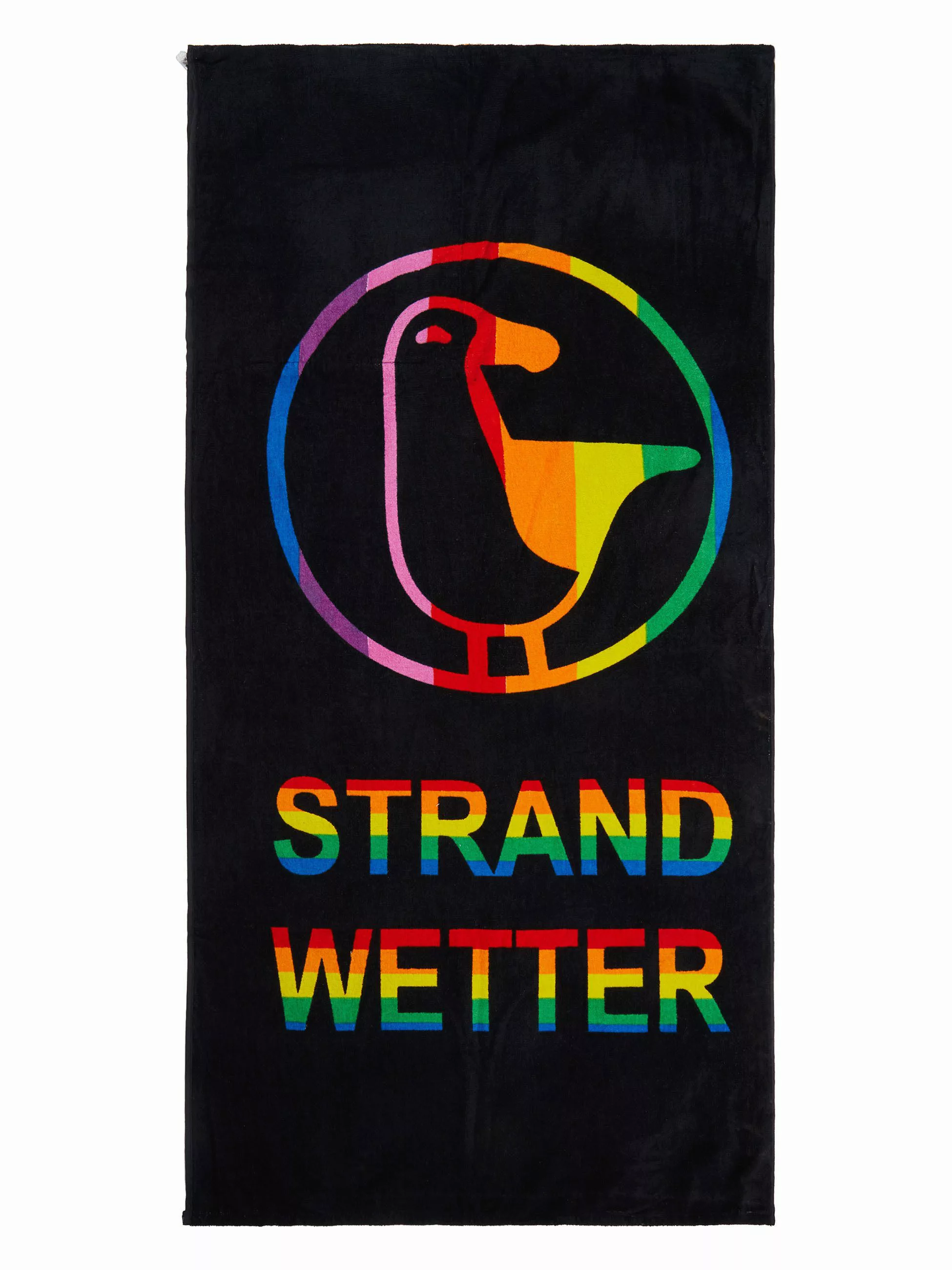 Schietwetter Strandtuch Unisex Strandhandtuch "Rainbow" 150x75cm, günstig online kaufen