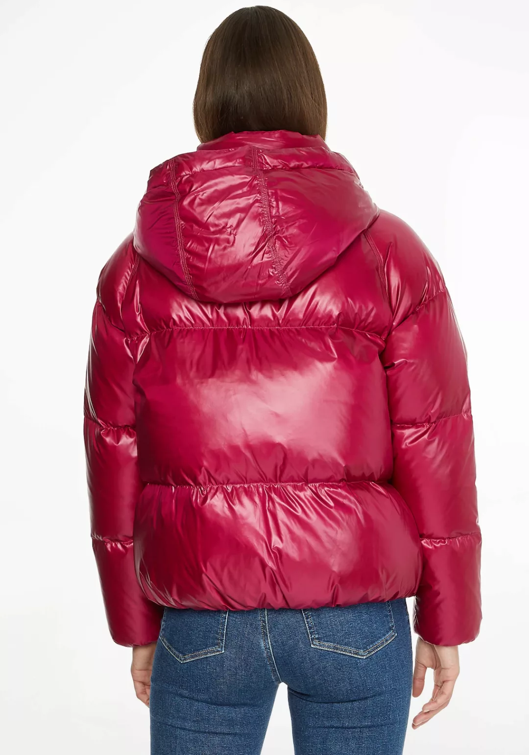 Tommy Hilfiger Steppjacke POP COLOUR DOWN JACKET mit Stehkragen günstig online kaufen