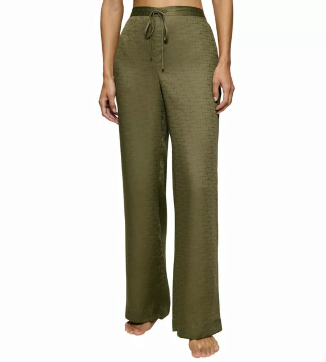 Triumph Homewearhose Silky Sensuality Trousers mit Monogram-Jaquard günstig online kaufen