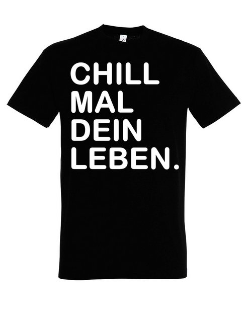 Youth Designz Print-Shirt Herren T-Shirt "Chill mal dein Leben" lustig Prin günstig online kaufen