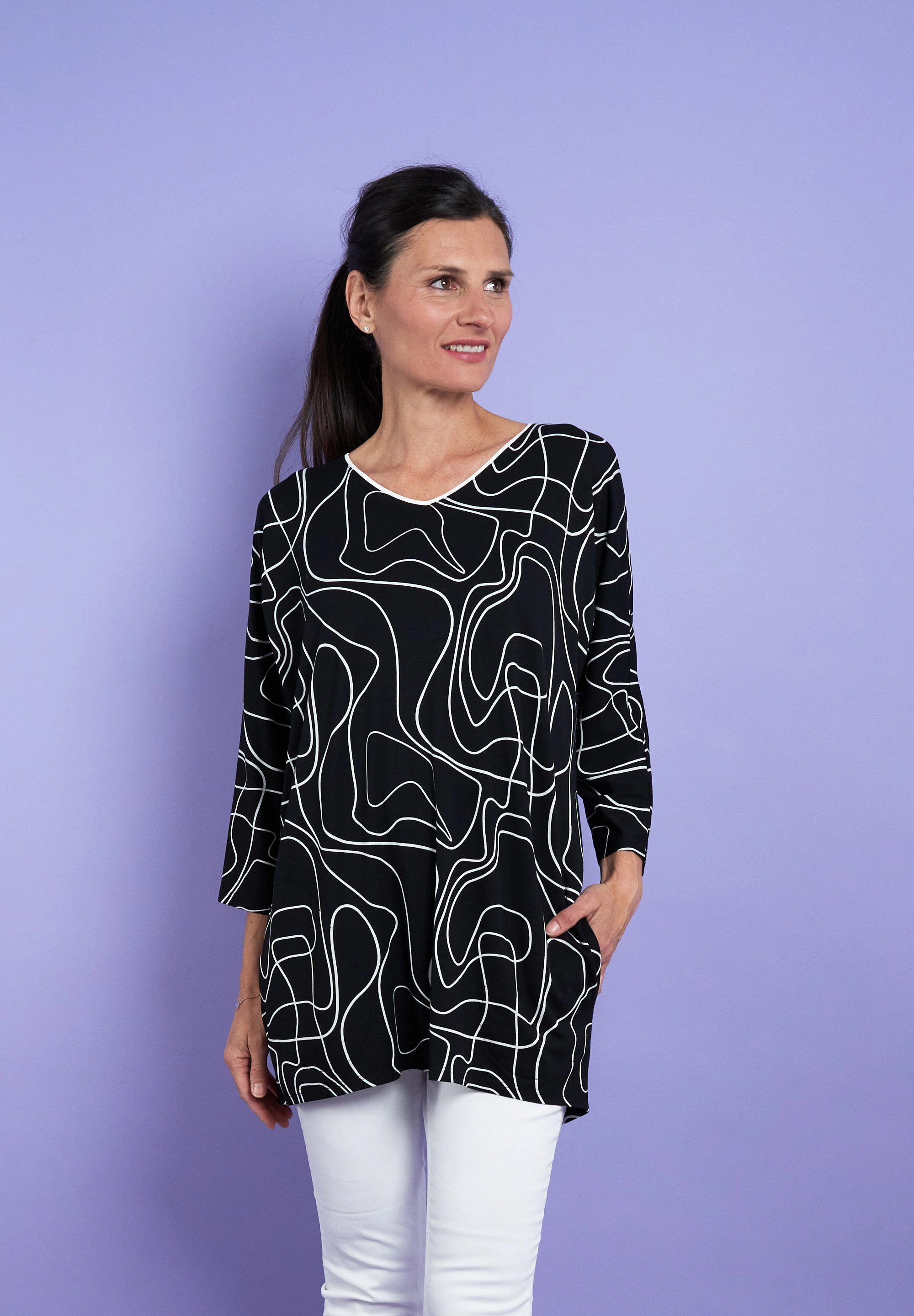 Seidel Moden Longshirt, mit grafischem Print - SEIDEL MODEN günstig online kaufen