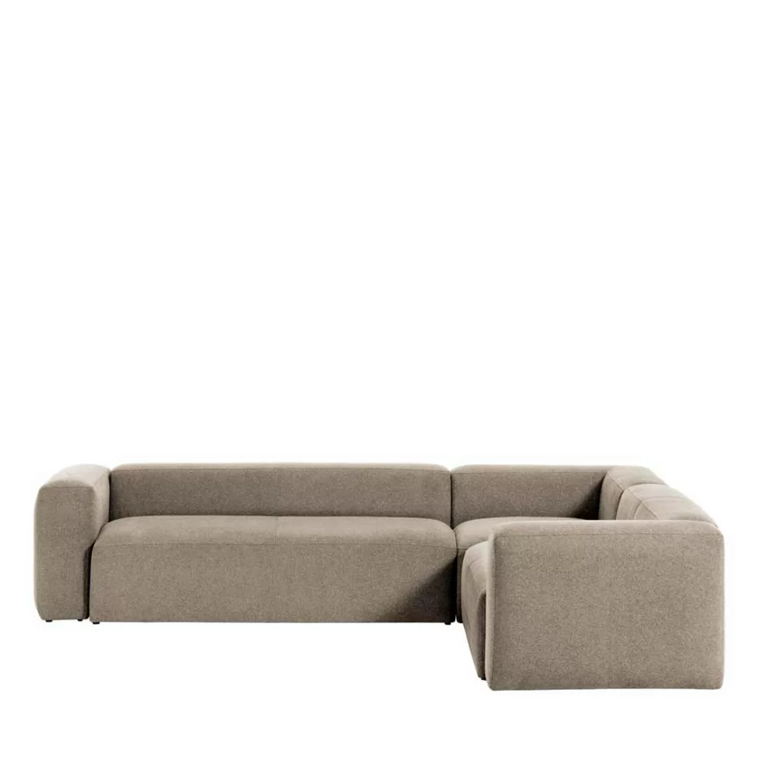 Sofa Eckgarnitur in Beige 320x290 cm günstig online kaufen