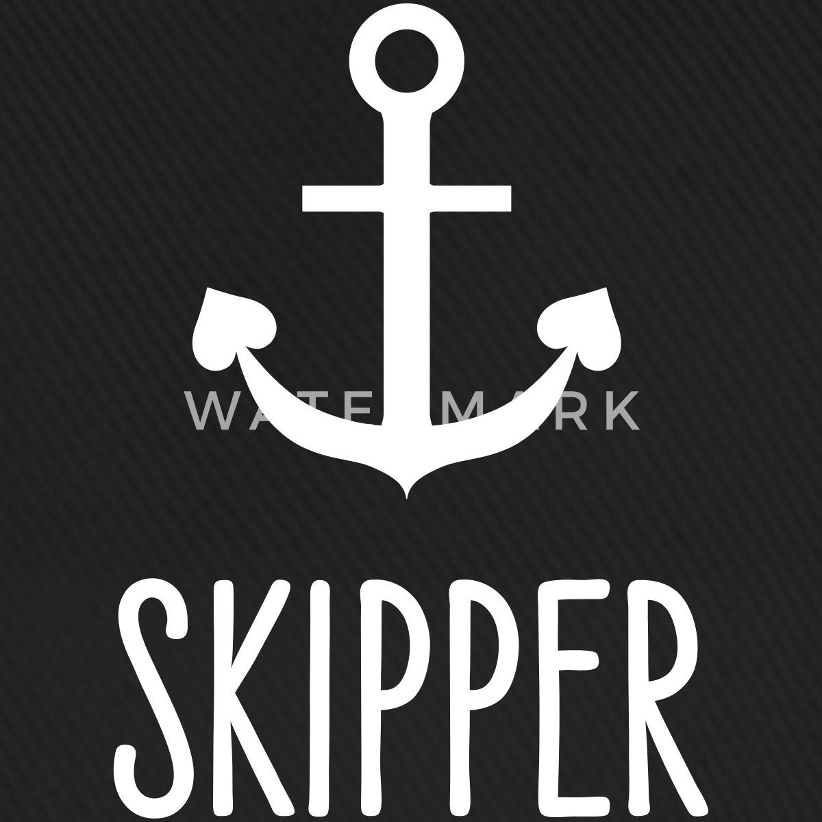 Spreadshirt Baseball Cap Skipper Kapitän Anker günstig online kaufen