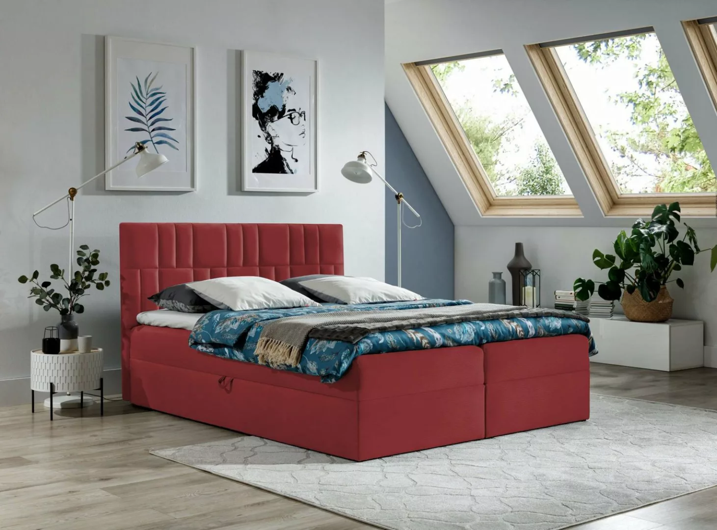 99rooms Boxspringbett Forello (Schlafzimmerbett, Bett), Design günstig online kaufen