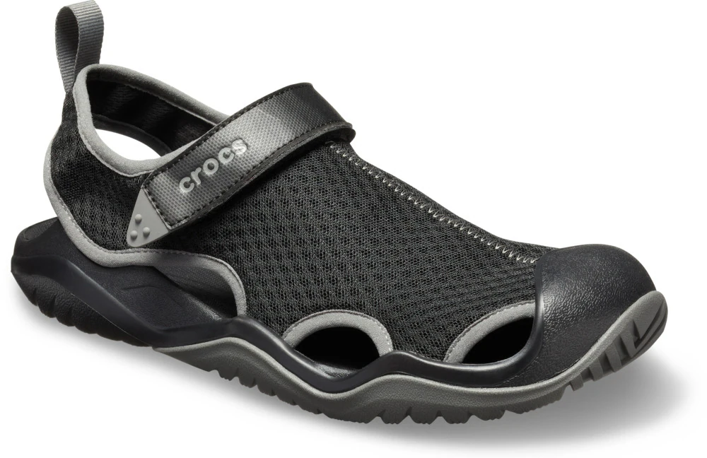 Crocs Sandale "Swiftwater Mesh Deck Sandal", Badesandale, Sommerschuh mit K günstig online kaufen
