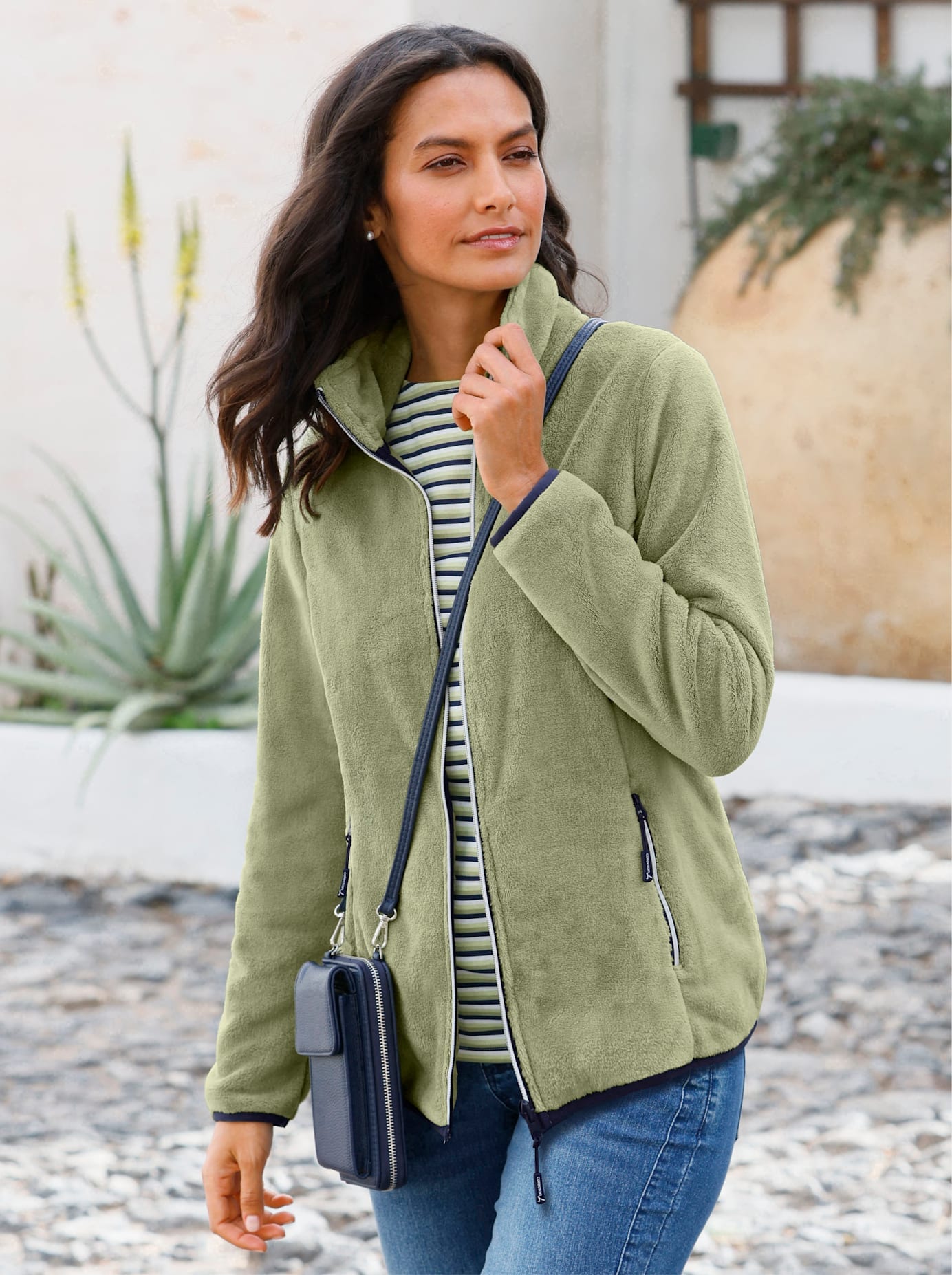 Casual Looks Fleecejacke günstig online kaufen