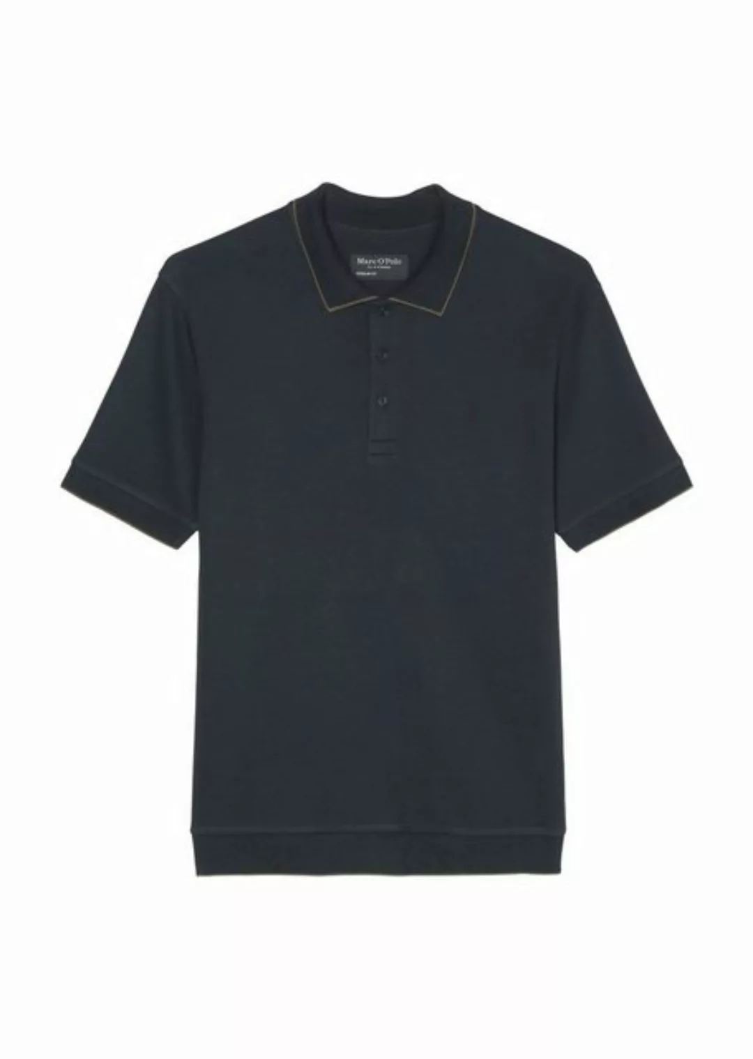 Marc O'Polo T-Shirt Polo, short sleeve, interlock jerse günstig online kaufen