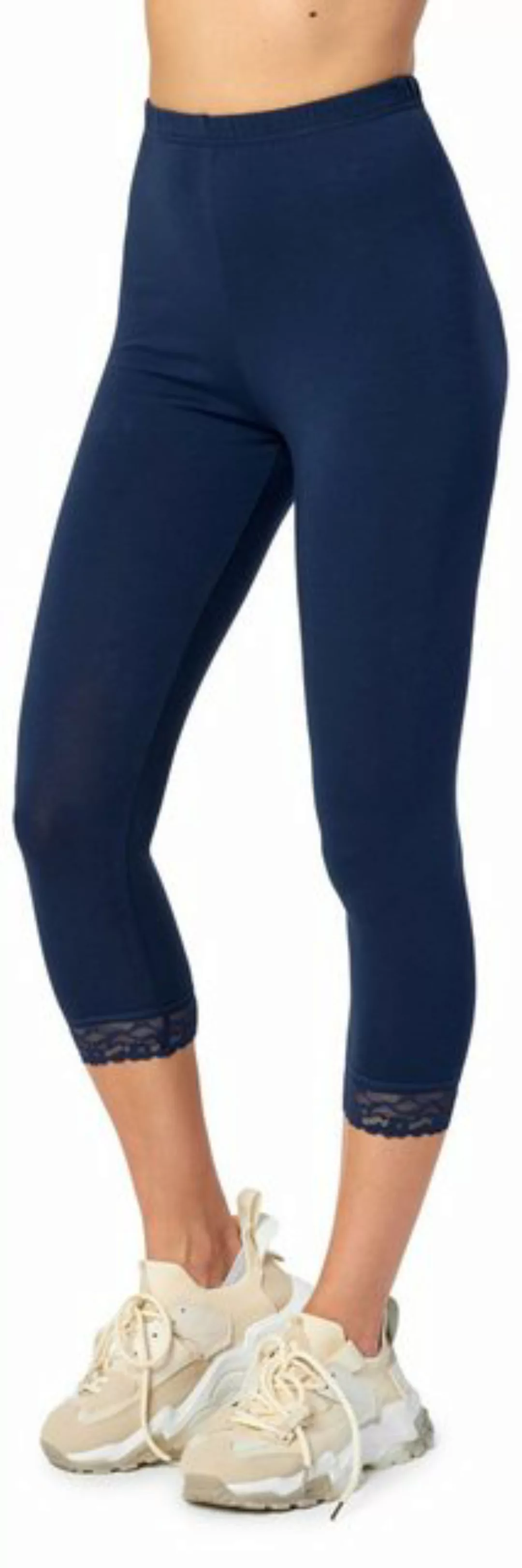 Merry Style Leggings Damen 3/4 Capri Hose MS10-224 (1-tlg) aus Baumwolle mi günstig online kaufen
