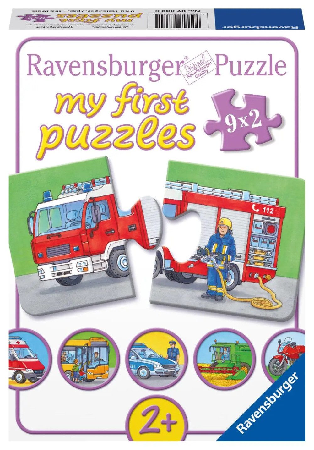 Ravensburger Puzzle Einsatzfahrzeuge. My first Puzzle, günstig online kaufen