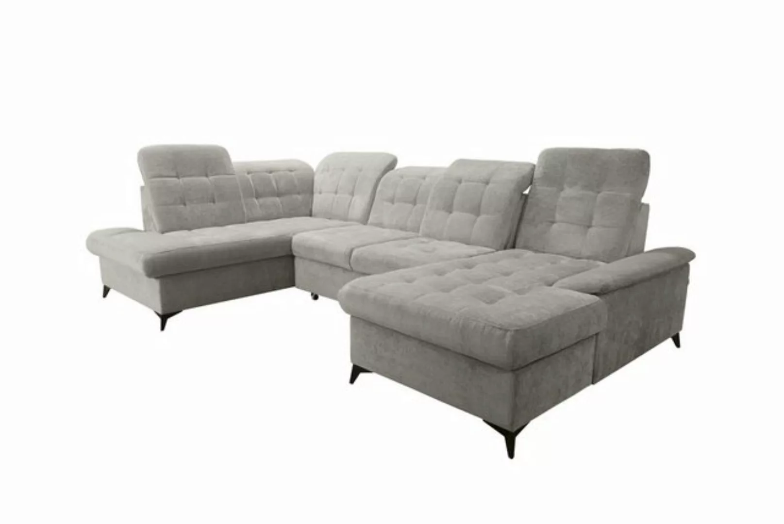 robin Ecksofa Sofa Eckcouch Schlafcouch Freistehend VerstellbarerBettkasten günstig online kaufen