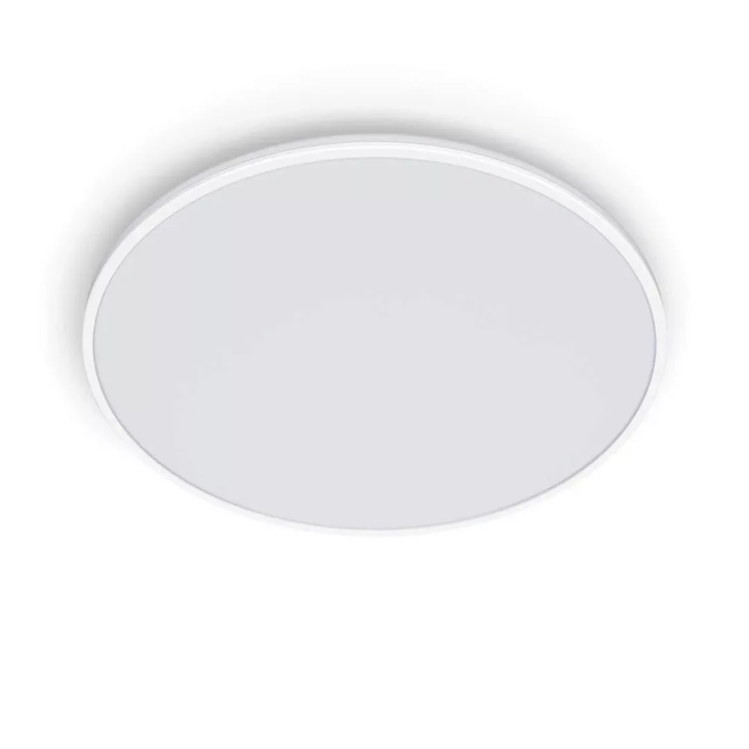 LED Deckenleuchte Ozziet in Weiß 36W 4100lm 4000K günstig online kaufen