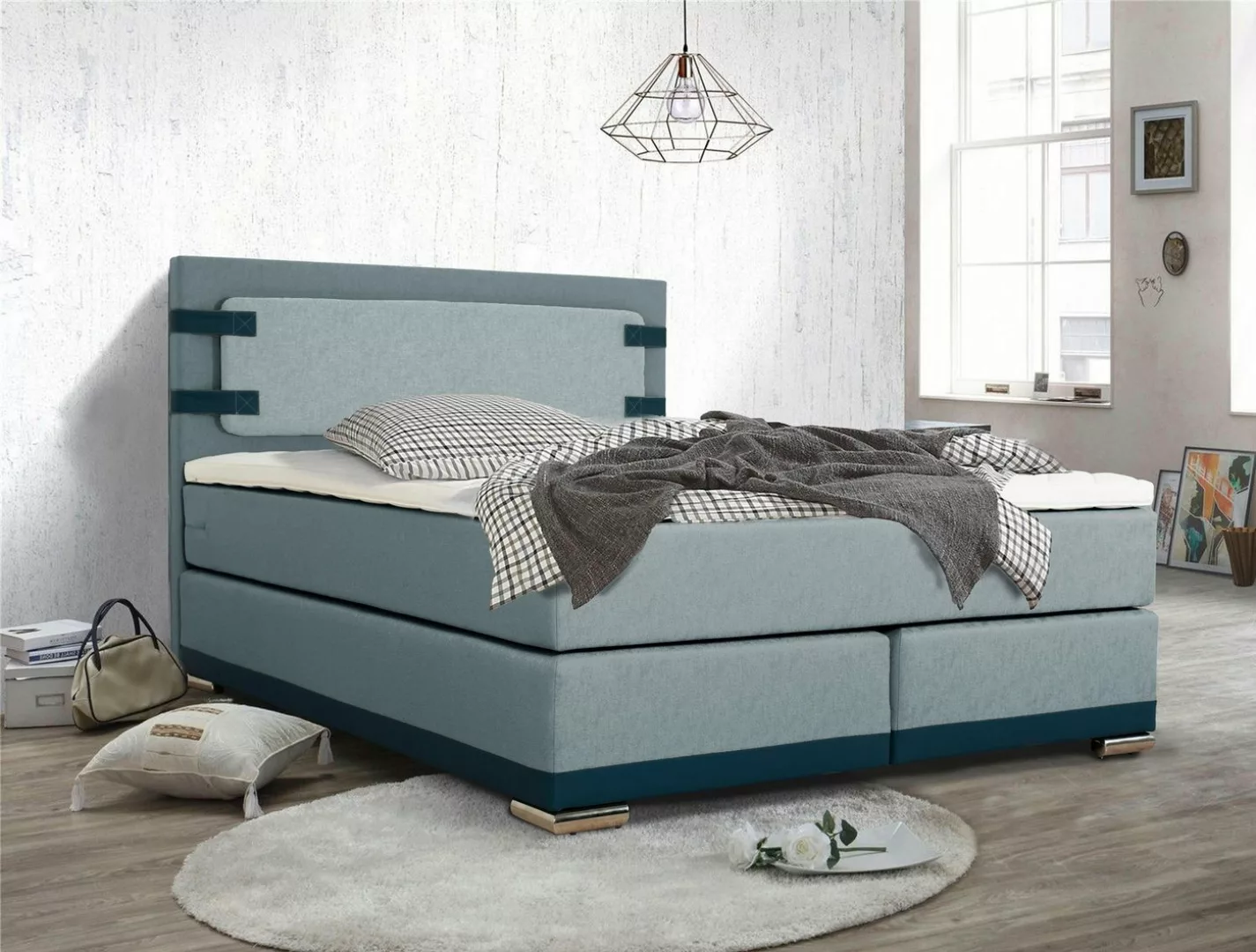 INOSIGN Boxspringbett "Strada", incl. Topper, 3 Breiten, 3 Härtegrad-Ausfüh günstig online kaufen