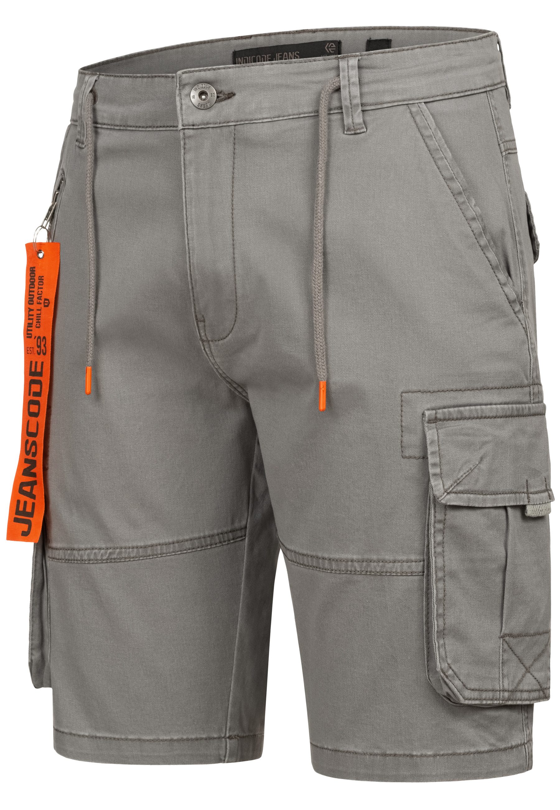 Indicode Cargoshorts INArnold mit 6 Taschen günstig online kaufen