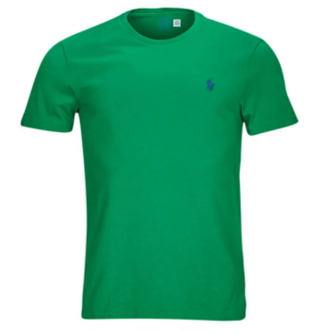 Polo Ralph Lauren – T-Shirt mit Polospieler-Logo in Billard-Grün günstig online kaufen