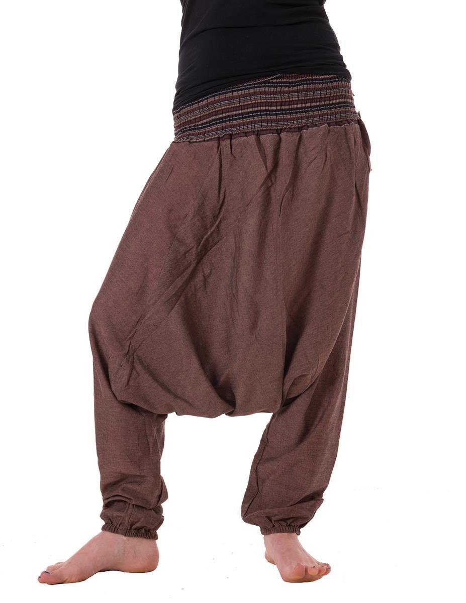Vishes Haremshose Luftige Sommerhose Haremshose Pluderhose günstig online kaufen