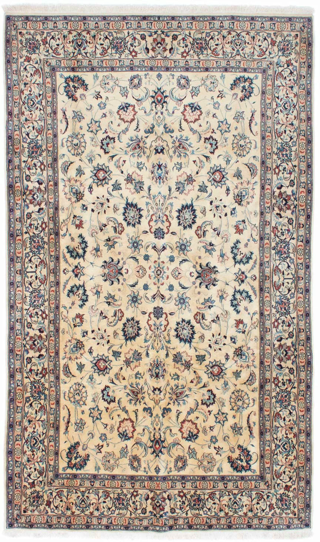 morgenland Wollteppich »Maschad Blumenmuster Beige 314 x 196 cm«, rechtecki günstig online kaufen