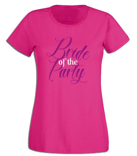 G-graphics T-Shirt Damen T-Shirt - Bride of the Party JGA-Shirt, Poltershir günstig online kaufen