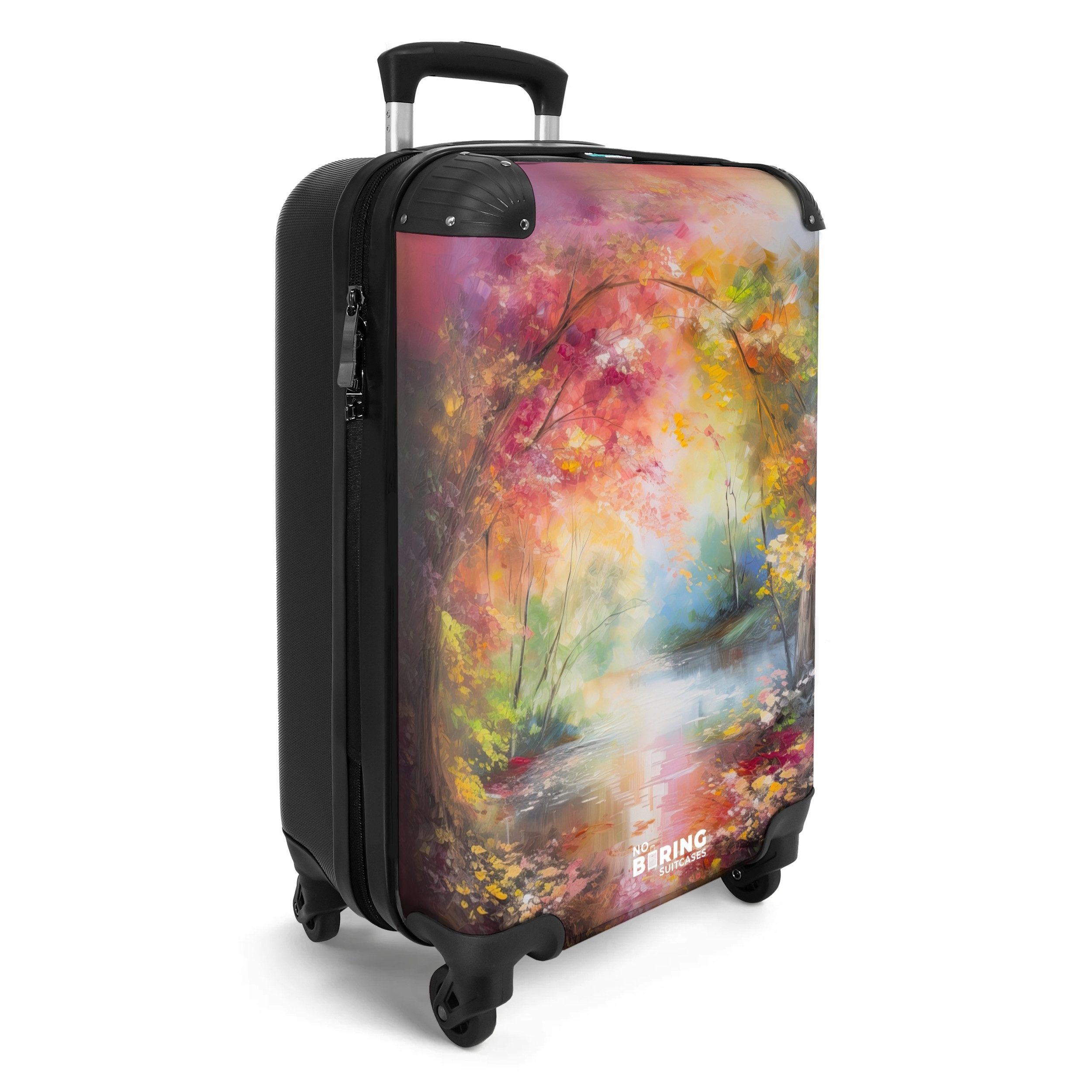 NoBoringSuitcases.com© Hartschalen-Trolley Landschaft - Ölgemälde - günstig online kaufen