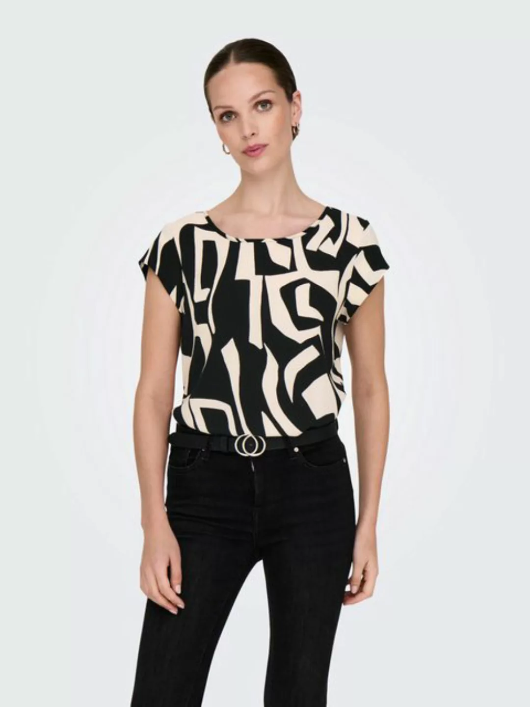 ONLY Shirtbluse ONLVIC S/S AOP TOP NOOS PTM mit Allover Druck günstig online kaufen