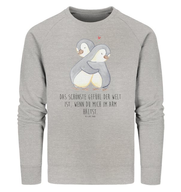 Mr. & Mrs. Panda Longpullover Größe XXL Pinguine Kuscheln - Heather Grey - günstig online kaufen