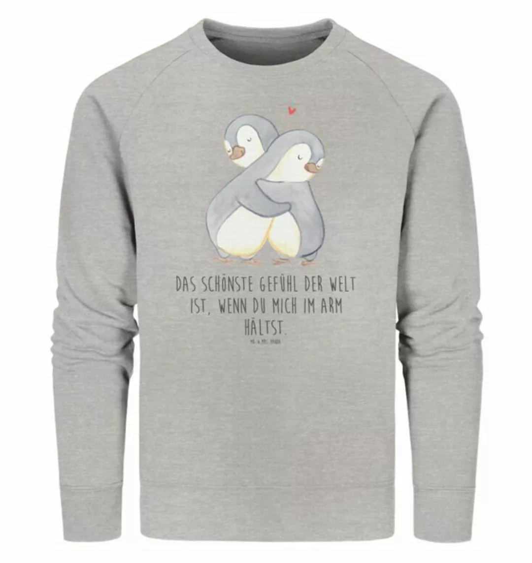 Mr. & Mrs. Panda Longpullover Größe XXL Pinguine Kuscheln - Heather Grey - günstig online kaufen