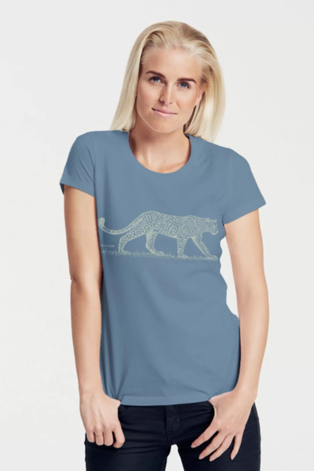 Bio-damen-t-shirt "Leopard" günstig online kaufen