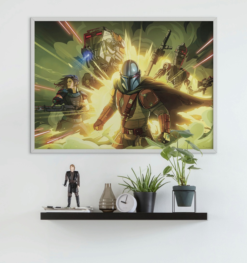 Komar Bild "Mandalorian Fireteam", Disney-Star Wars, (1 St.), Wandbild zur günstig online kaufen