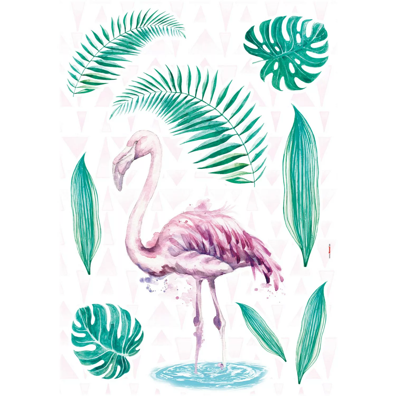 Komar Wandtattoo "Flamingo", (9 St.) günstig online kaufen