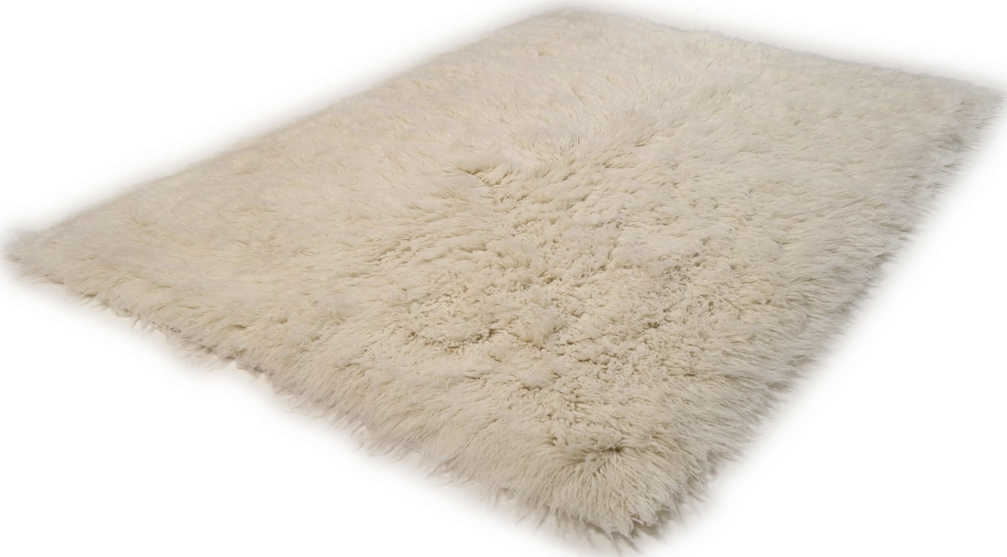 THEKO Flokati Wollteppich  Flokos ¦ beige ¦ Wolle ¦ Maße (cm): B: 250 H: 10 günstig online kaufen