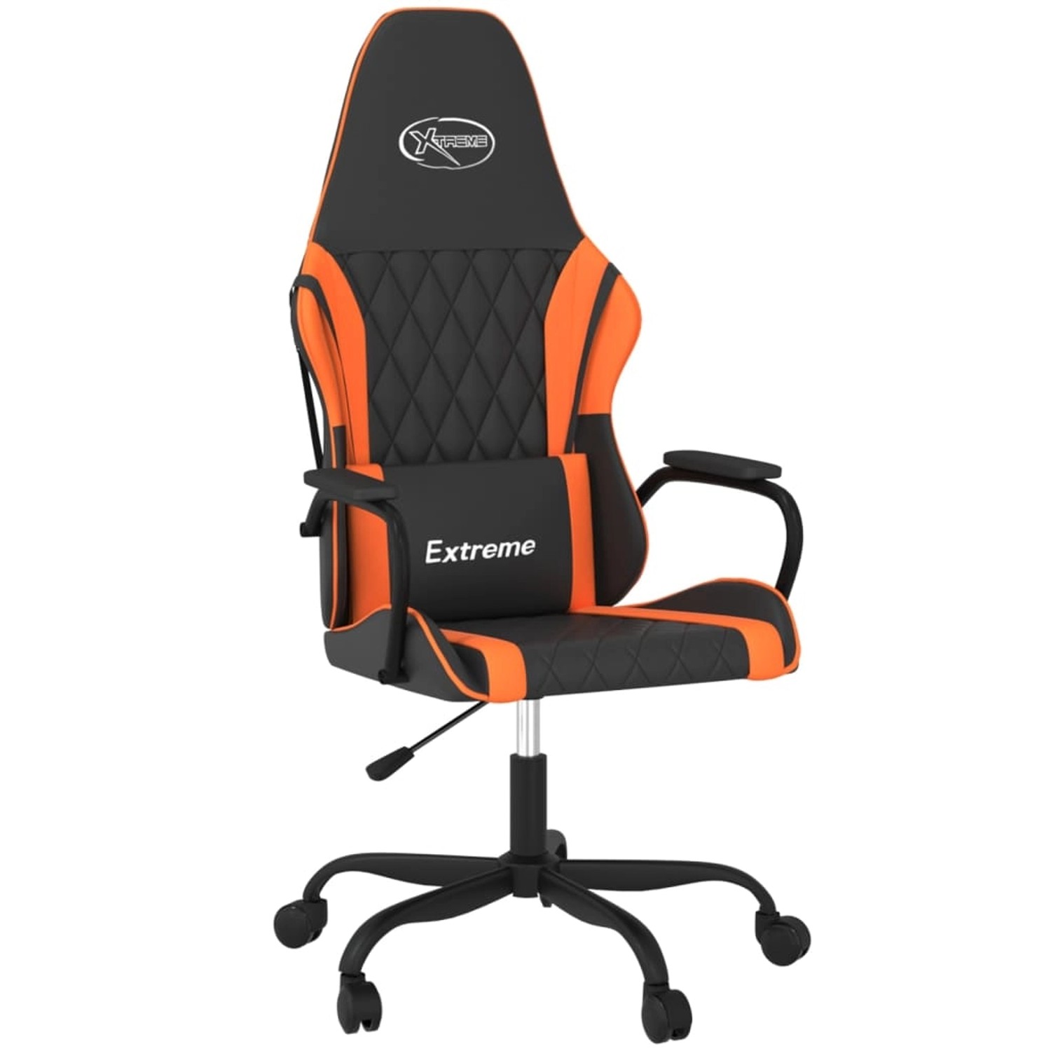 vidaXL Gaming-Stuhl Schwarz und Orange Kunstleder Modell 7 günstig online kaufen