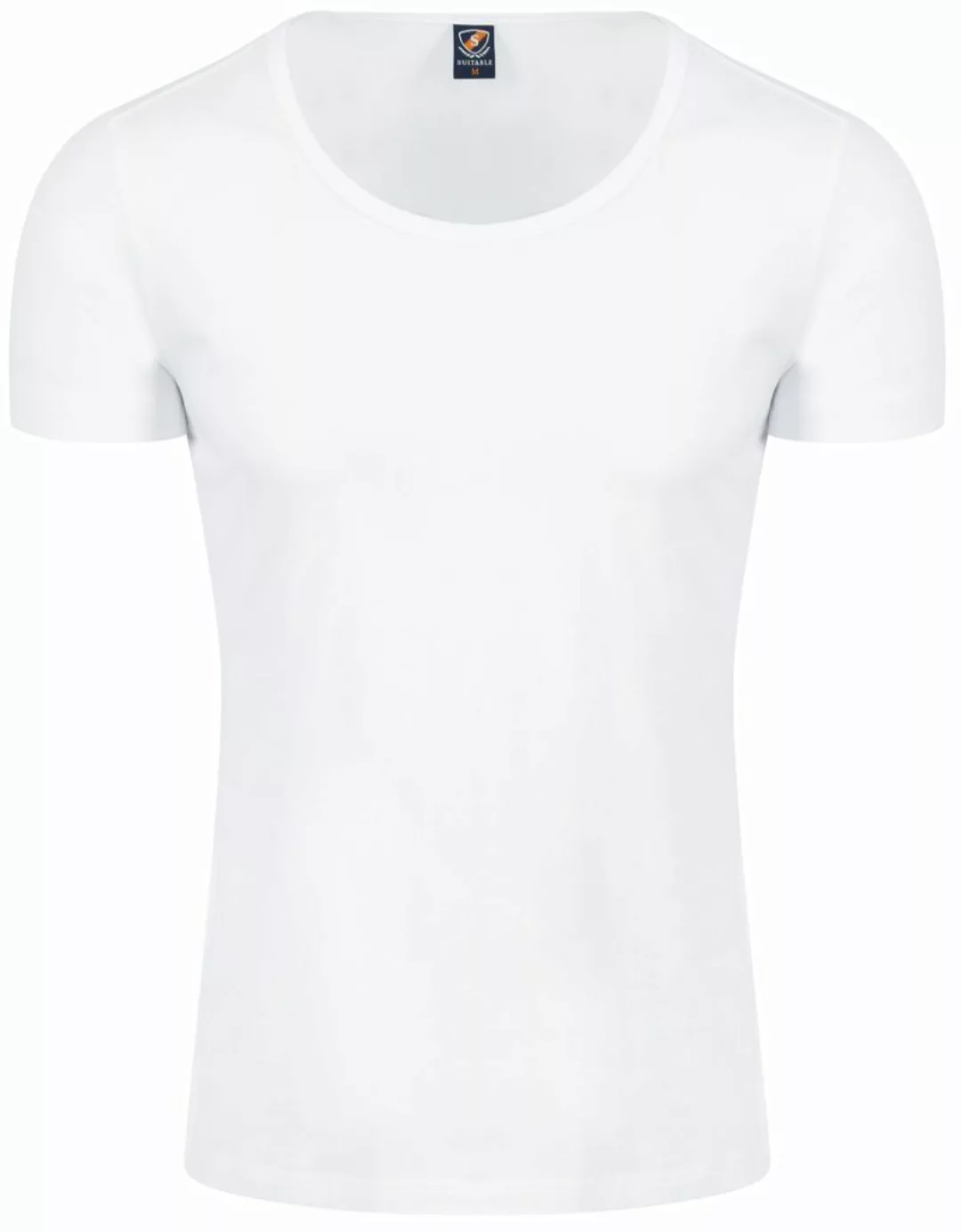 Suitable Otaru T-Shirt Breite Rundhalsausschnitt Weiß 2-Pack - Größe XXL günstig online kaufen