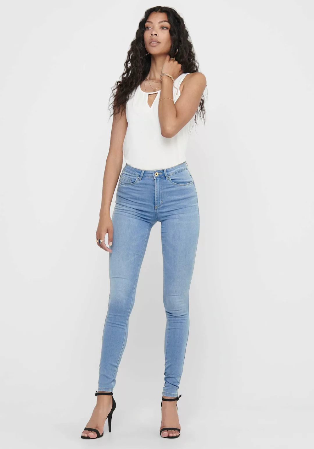 ONLY High-waist-Jeans "ONLROYAL HW SK JEANS DNM BJ13333 NOOS" günstig online kaufen