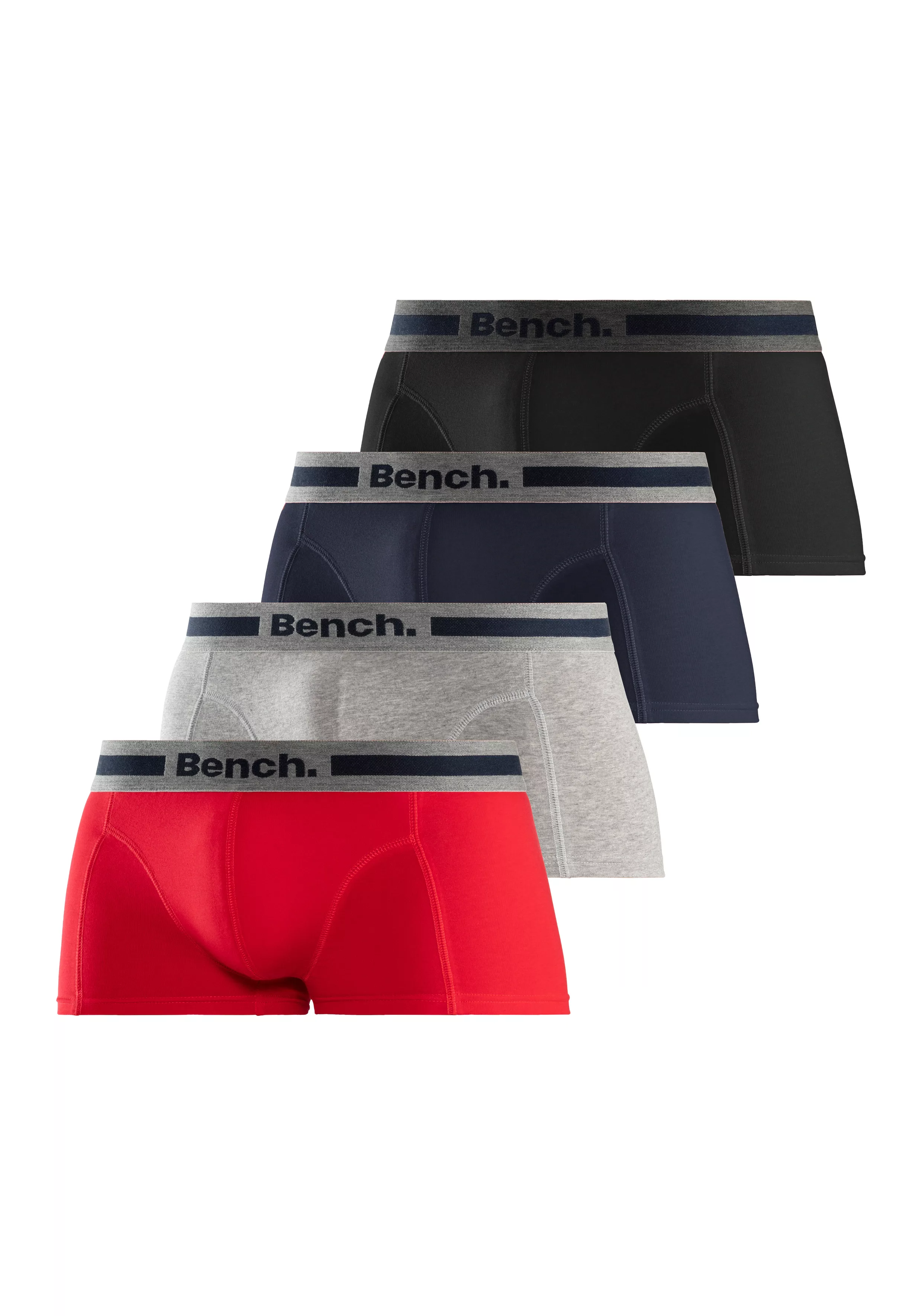 Bench. Hipster, (Packung, 4 St.), knapp sitzende Boxershorts aus Baumwollmi günstig online kaufen