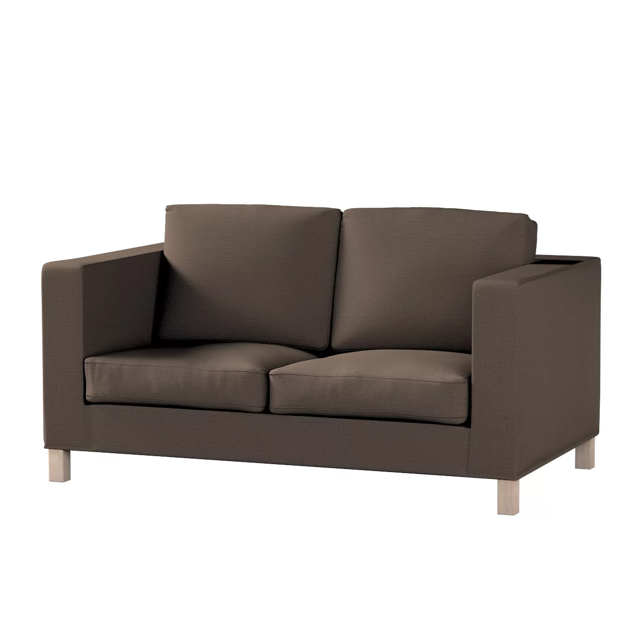 Bezug für Karlanda 2-Sitzer Sofa nicht ausklappbar, kurz, braun, 60cm x 30c günstig online kaufen