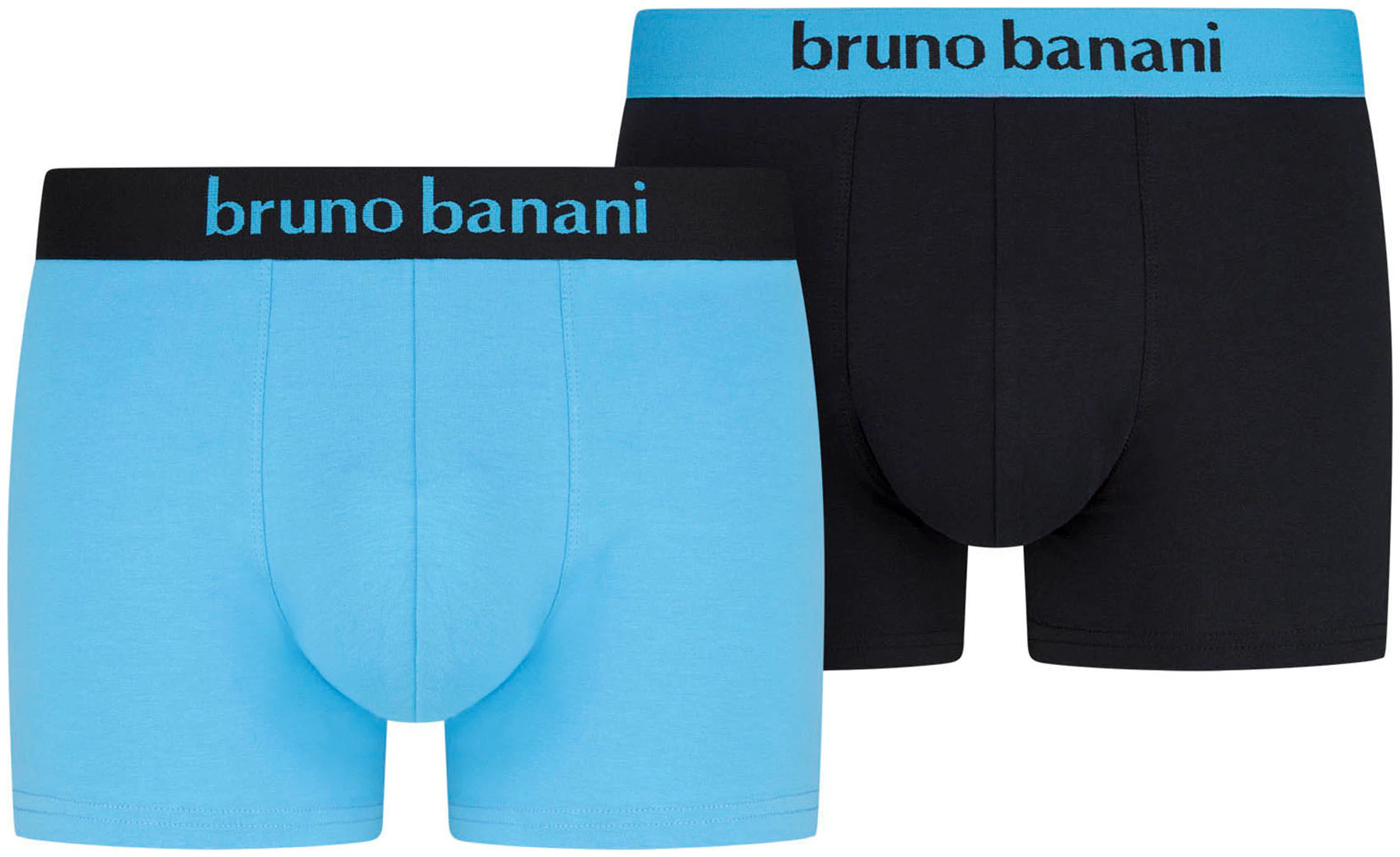 Bruno Banani Boxer, (2er Pack), mit kontrastreichem Logobund günstig online kaufen