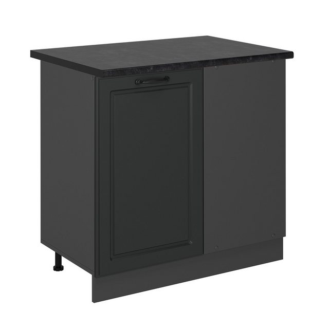 Vicco Eckunterschrank R-Line, Anthrazit Landhaus/Anthrazit, 86 cm, AP Anthr günstig online kaufen