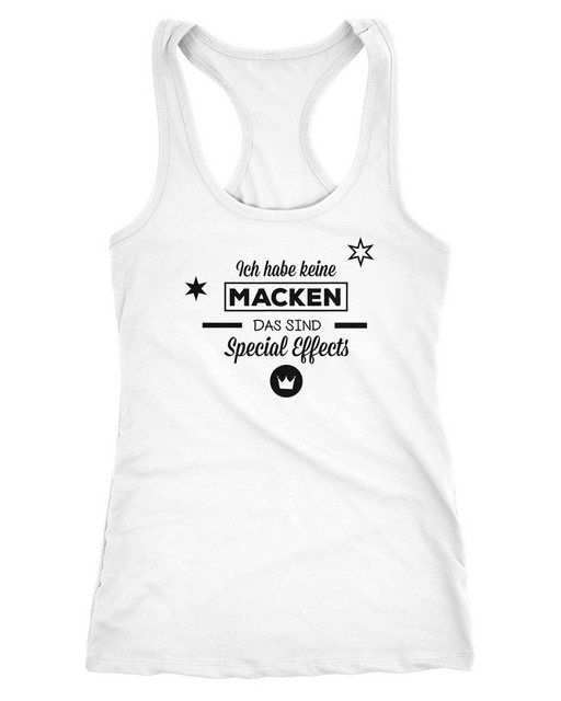 MoonWorks Tanktop Damen Tanktop Tank Top Ich habe keine Macken, das sind Sp günstig online kaufen