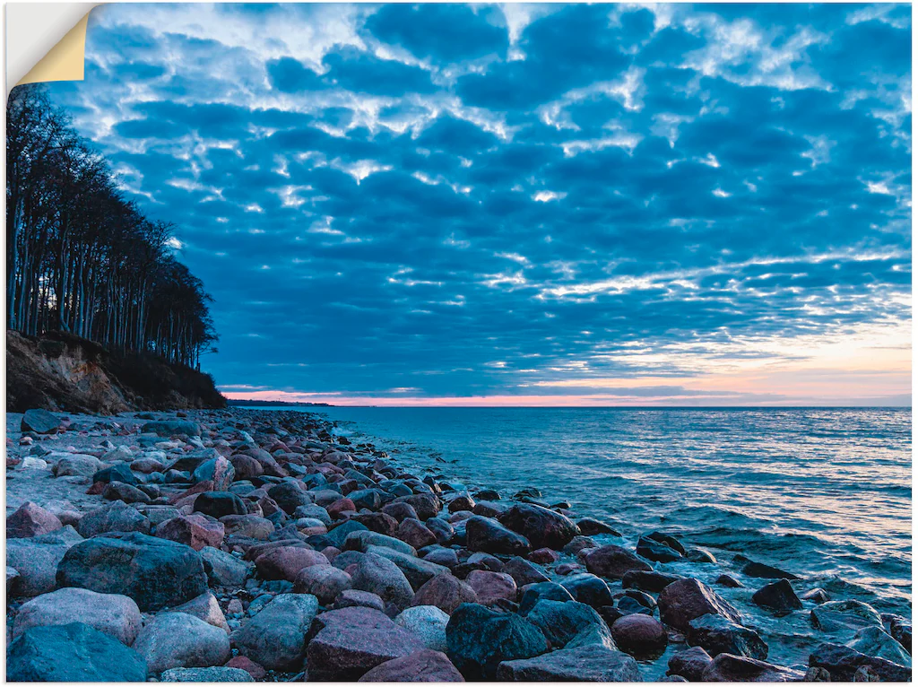 Artland Wandbild "Steine an der Küste der Ostsee", Küste, (1 St.), als Lein günstig online kaufen