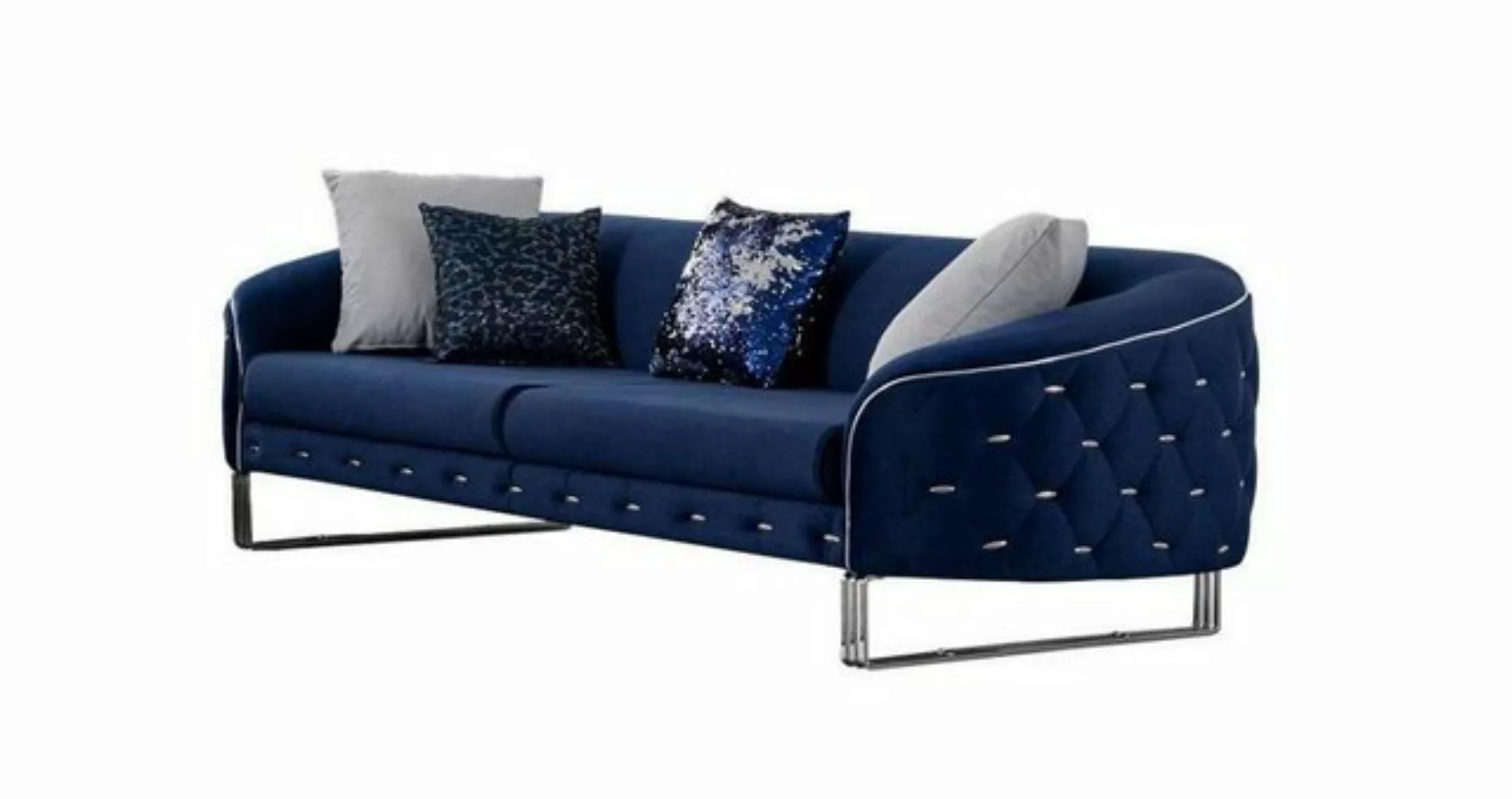 JVmoebel 3-Sitzer Designer Sofa 3 Sitzer Chesterfield Couch Polster Sofas D günstig online kaufen