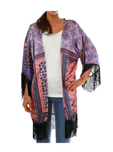 PATRIZIA DINI by heine Shirtbluse Patrizia Dini Damen Designer-Kimono, bunt günstig online kaufen