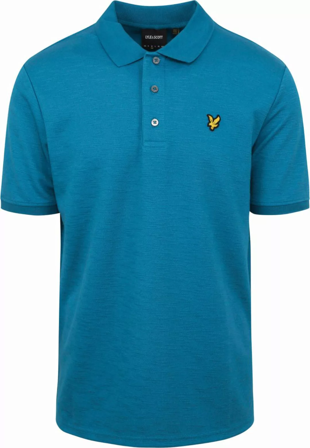 Lyle und Scott Poloshirt Petrol Blau - Größe XL günstig online kaufen