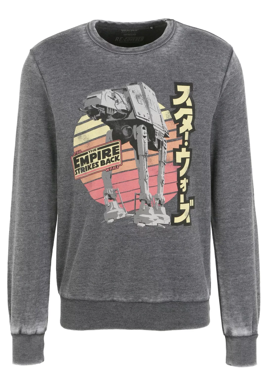 Recovered Sweatshirt "Star Wars Empire Strikes Back Retro AT-AT", im zeitlo günstig online kaufen