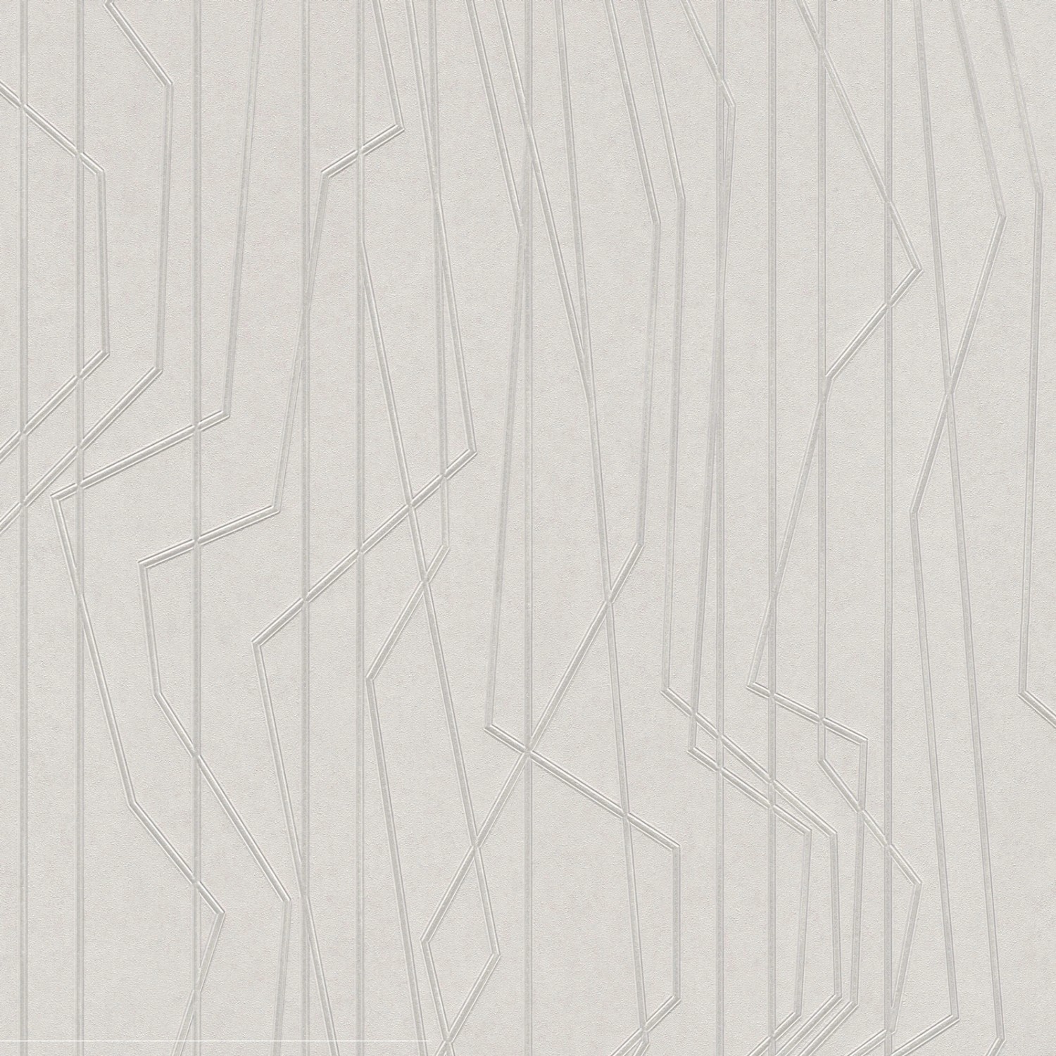 Bricoflor Geometrische Tapete Gestreift Moderne Vliestapete in Hellgrau im günstig online kaufen
