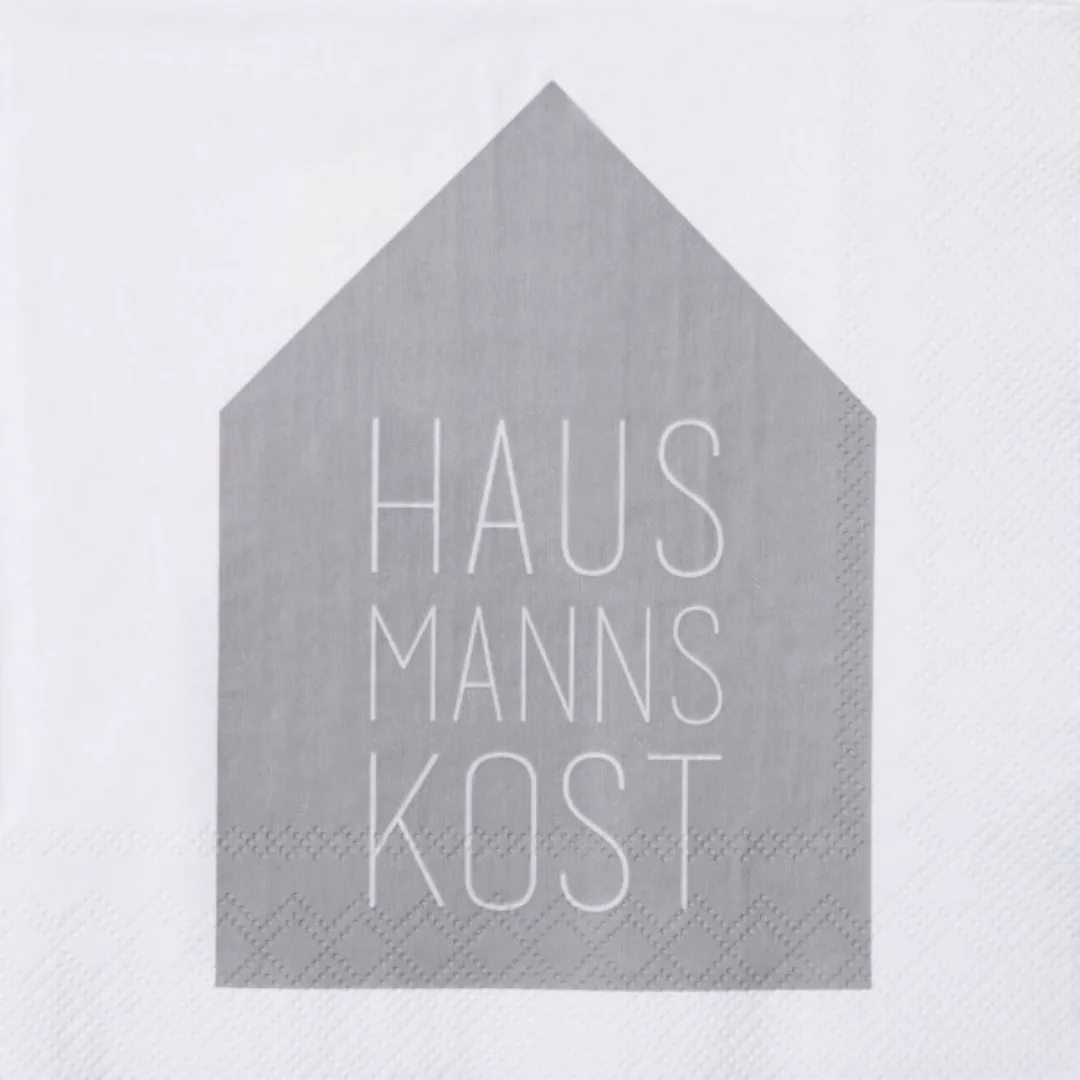 Serviette - "Hausmannskost" 33x33 cm günstig online kaufen