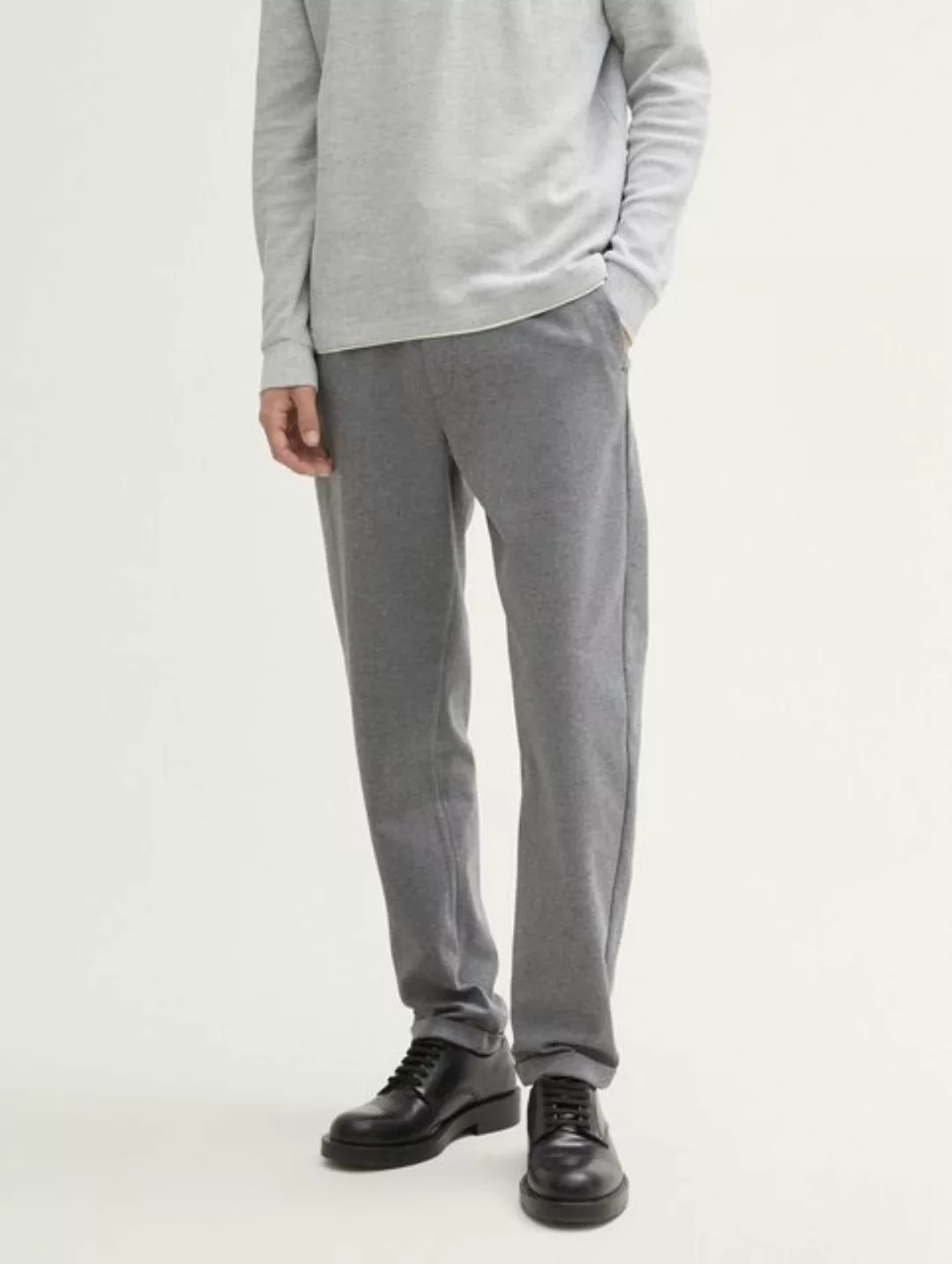 TOM TAILOR Denim Chinohose Regular Tapered Jogger mit Faltenlegung günstig online kaufen