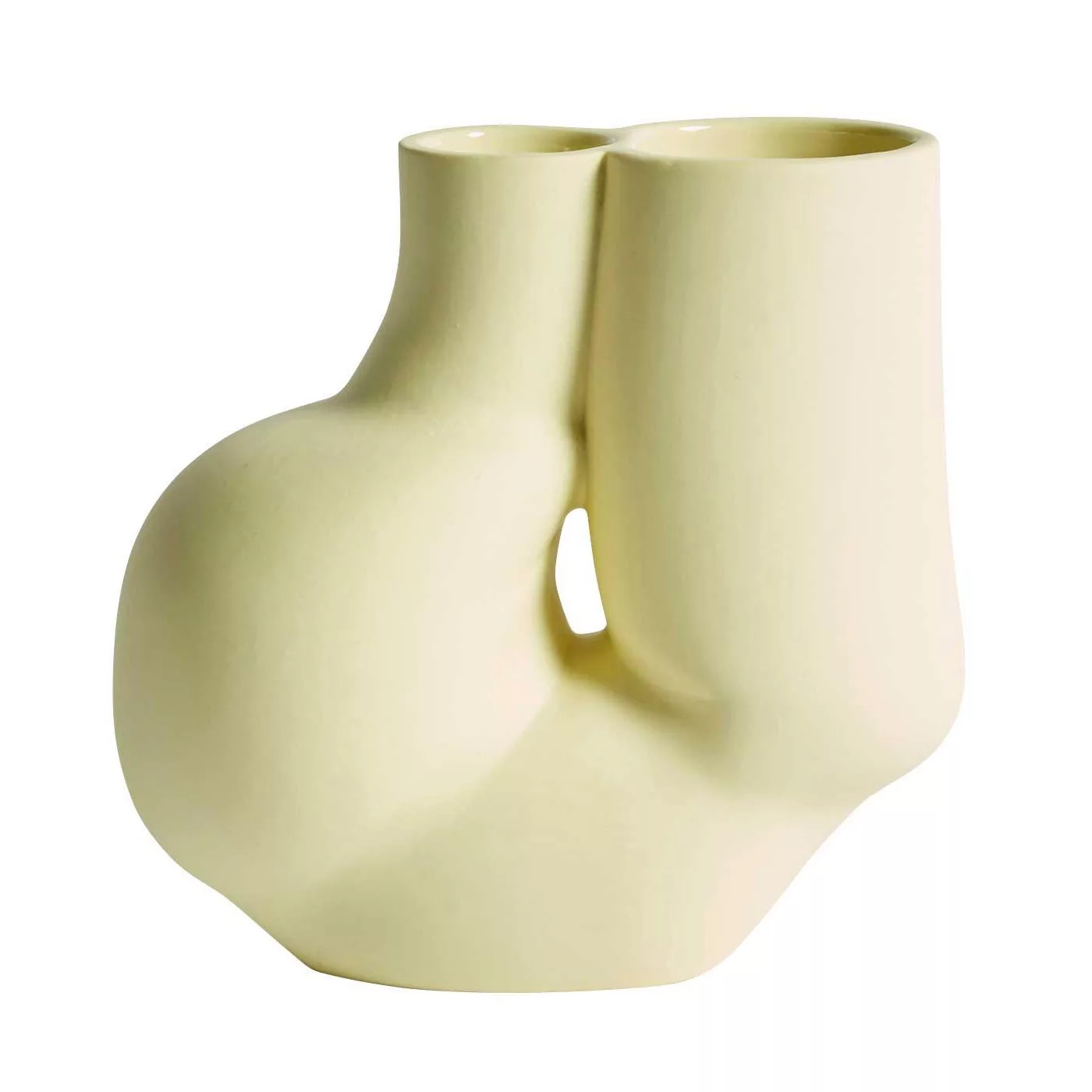 HAY - W&S Chubby Vase - softgelb/LxBxH 20x10,5x19,5cm günstig online kaufen