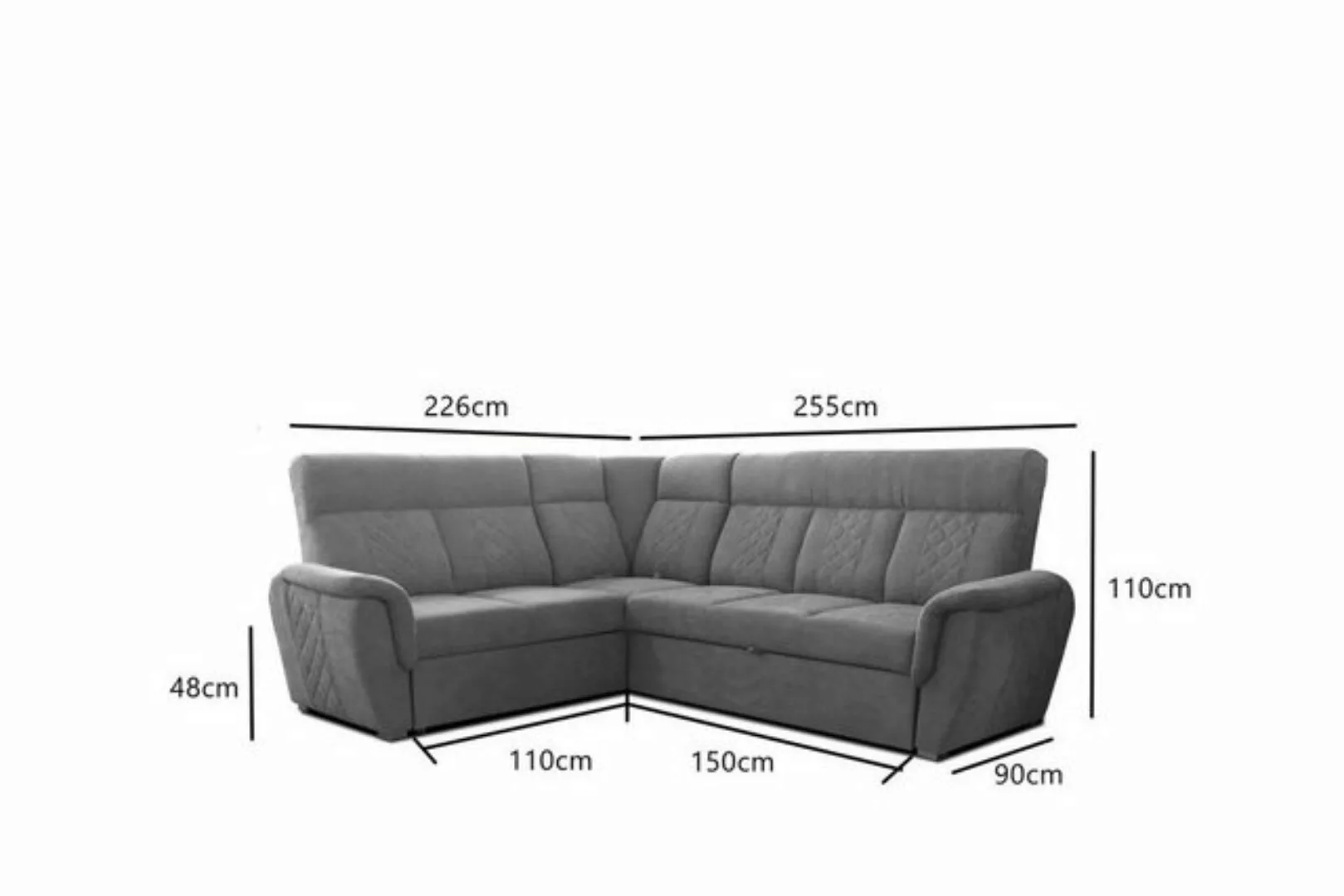 JVmoebel Ecksofa, Made in Europa günstig online kaufen